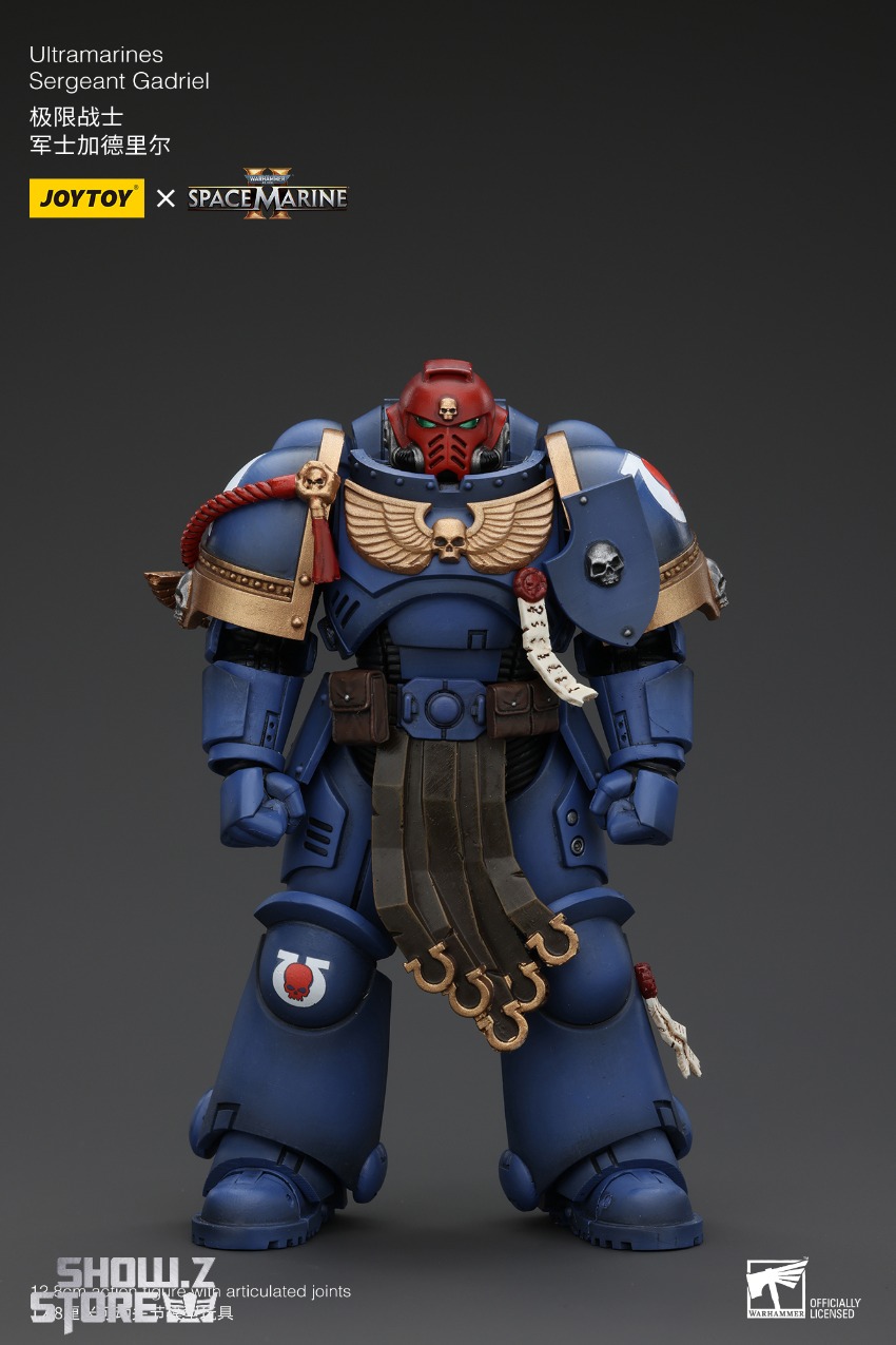 JoyToy 1/18 Warhammer 40K Ultramarines Sergeant Gabriel red helm JoyToy 1/18 Warhammer 40K Ultramarines Sergeant Gabriel red helm