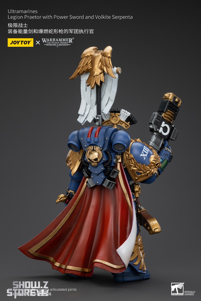 JoyToy Warhammer 40K Ultramarines praetor with power sword dual weapons JoyToy Warhammer 40K Ultramarines praetor with power sword dual weapons