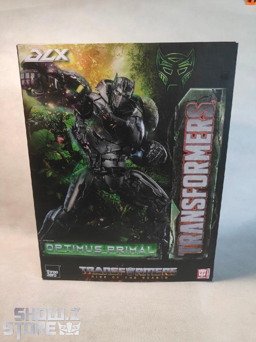Threezero DLX Transformers Rise of the Beasts Optimus Primal collector figure box packaging Threezero DLX Transformers Rise of the Beasts Optimus Primal collector figure box packaging