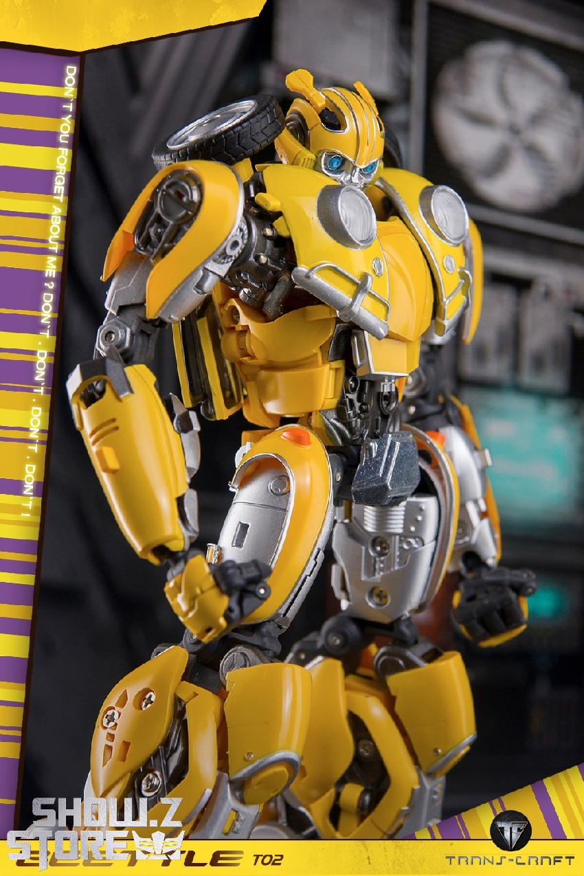 Yellow black robot upper body head details close-up view Yellow black robot upper body head details close-up view