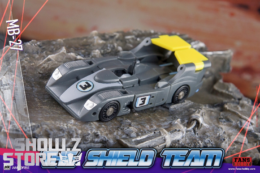 FansHobby MB-27 Shield Team Skyboom Shield gray jet aircraft mode display FansHobby MB-27 Shield Team Skyboom Shield gray jet aircraft mode display