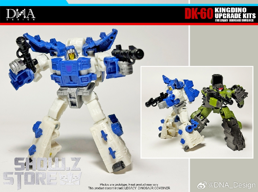 Assembled DK-60 Kingdino robot upgrade kit with multiple configurations Assembled DK-60 Kingdino robot upgrade kit with multiple configurations