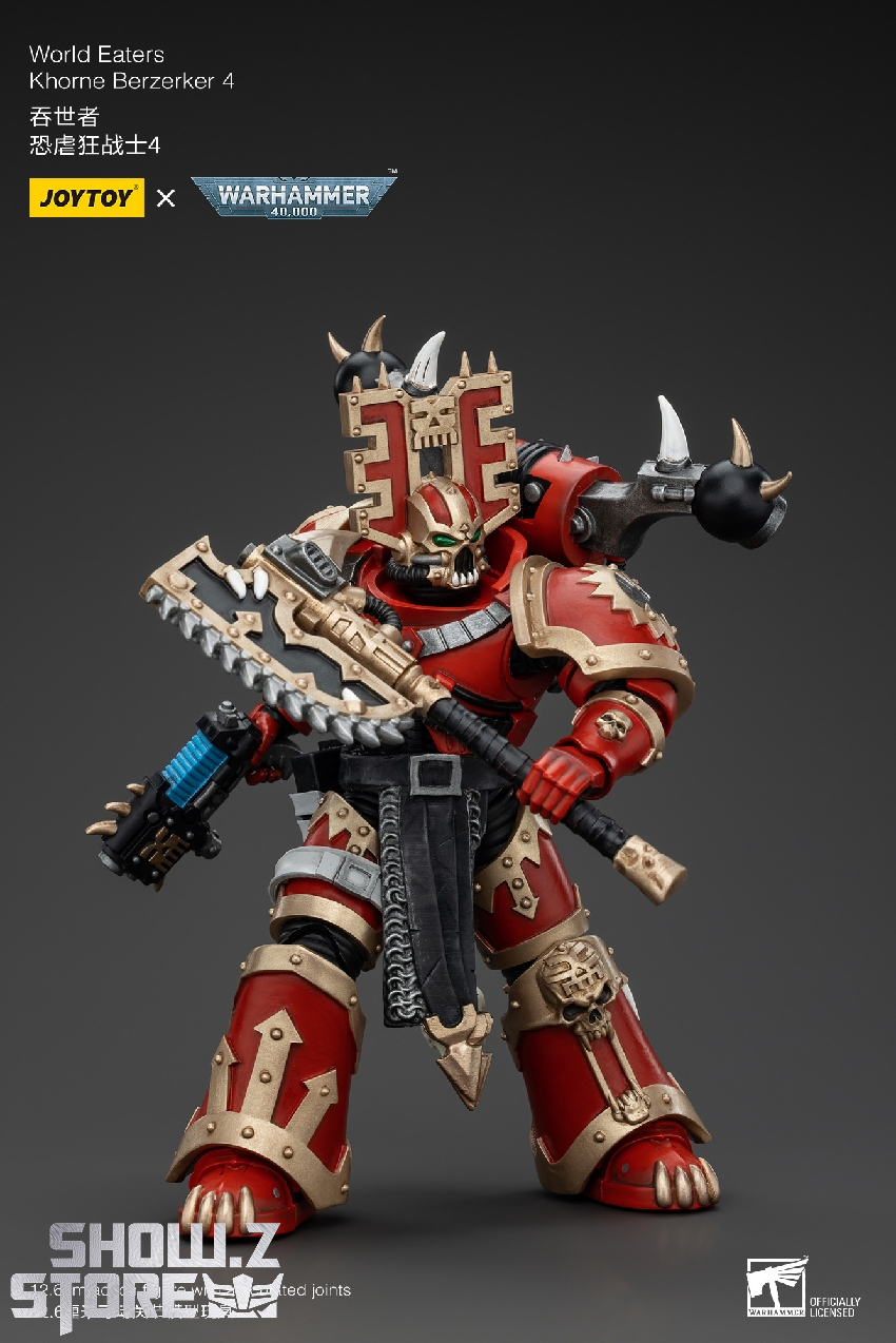 Back angle displaying chain weapons and metallic detailing Back angle displaying chain weapons and metallic detailing