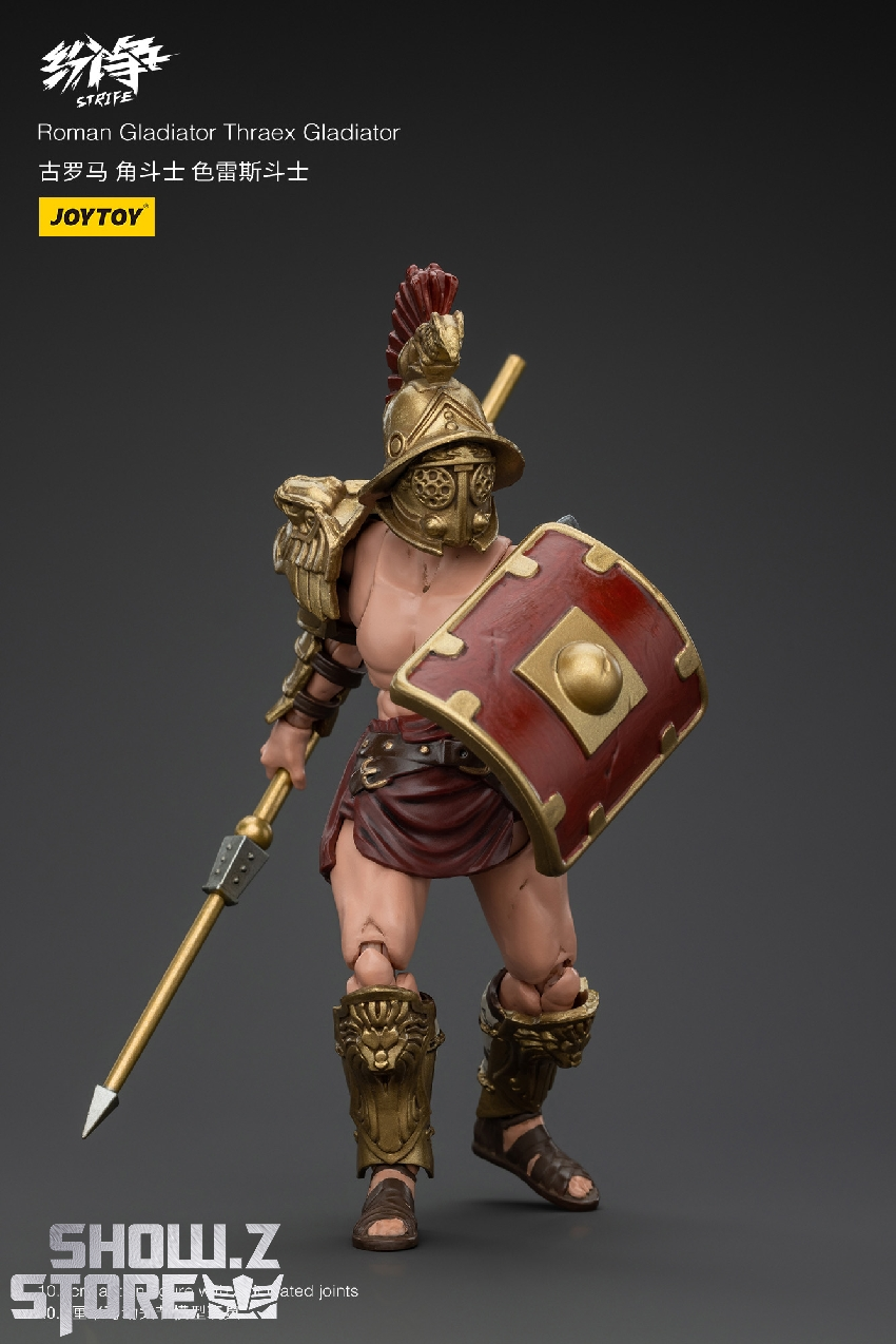 Muscular poseable figure with unique curved blade weapon Muscular poseable figure with unique curved blade weapon