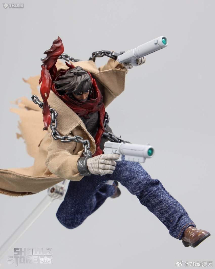 FigScript Nagare Ryoma 1/12 character figure in action combat stance FigScript Nagare Ryoma 1/12 character figure in action combat stance