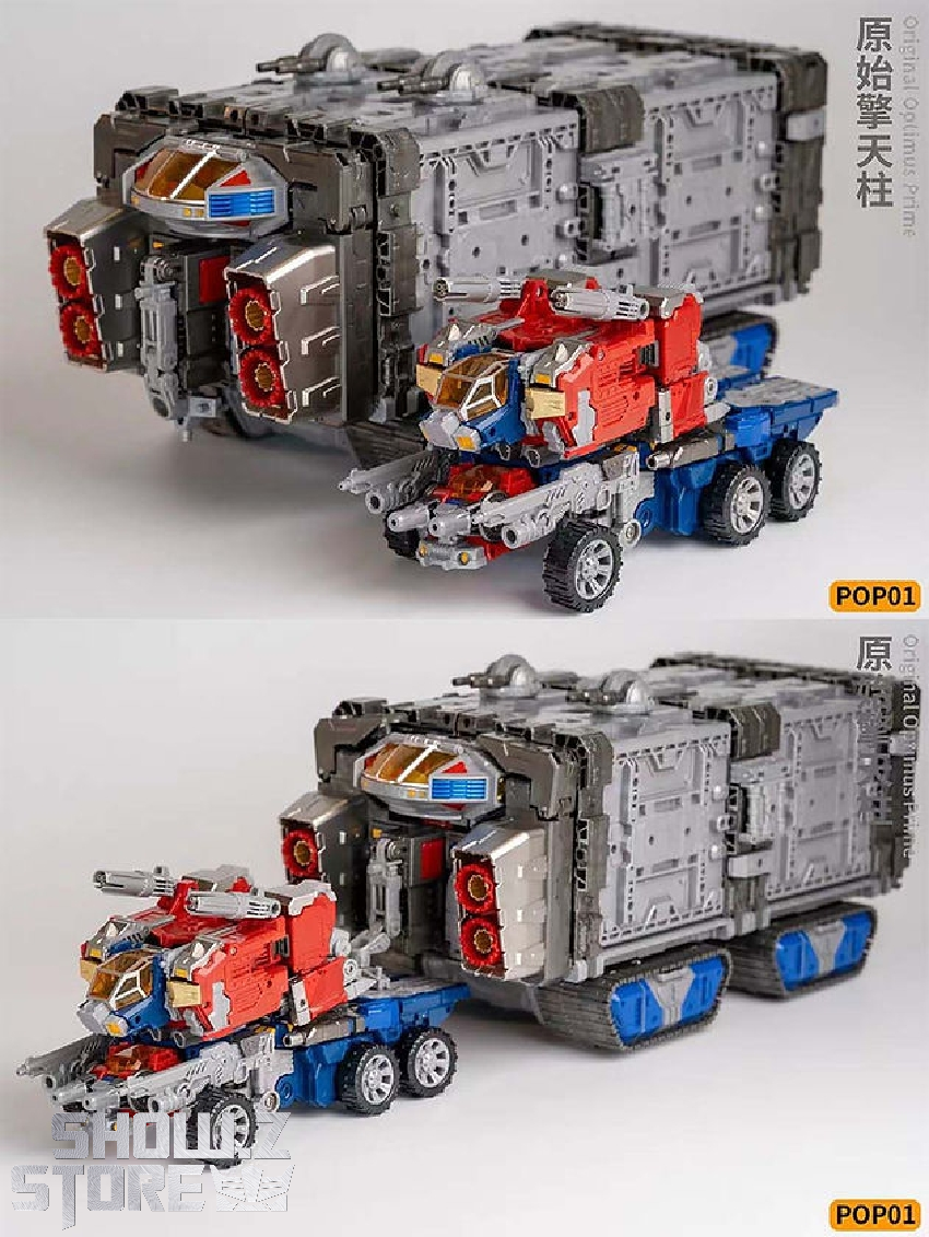 Prime robot with trailer configuration and complete transformation system Prime robot with trailer configuration and complete transformation system