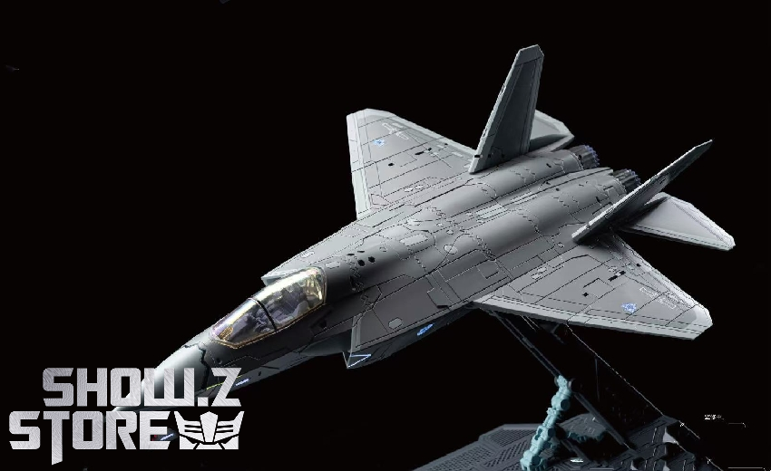 Touch Toys Qiangangji Carelray gray fighter jet aircraft Transformers robot Touch Toys Qiangangji Carelray gray fighter jet aircraft Transformers robot