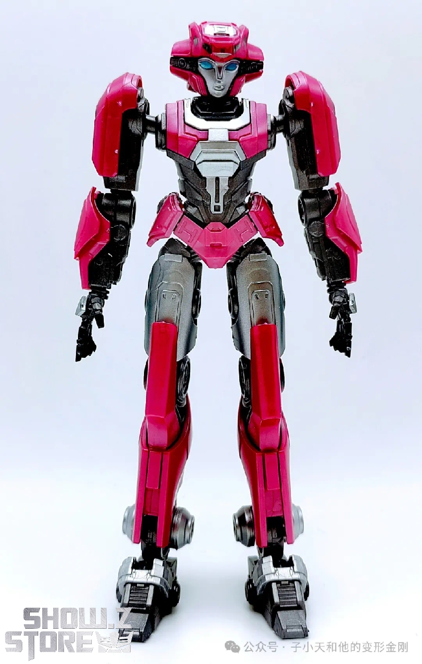 Blokees Classic Class 13 Transformers pink robot with mechanical design Blokees Classic Class 13 Transformers pink robot with mechanical design