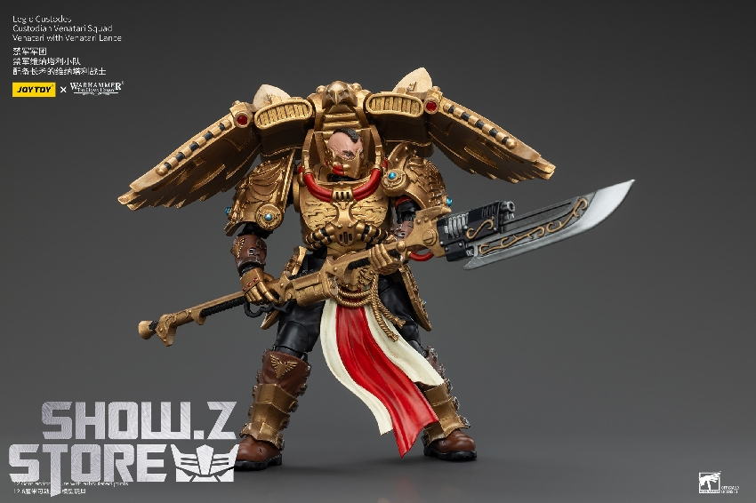 JoyToy 1/18 Warhammer Horus Heresy Legio Custodes golden elite warrior JoyToy 1/18 Warhammer Horus Heresy Legio Custodes golden elite warrior
