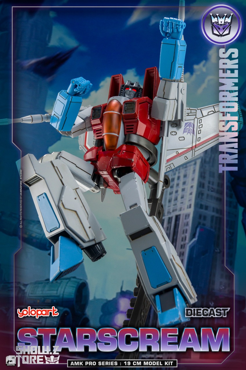 Yolopark AMK Pro G1 Starscream pre-assembled fighter jet robot Yolopark AMK Pro G1 Starscream pre-assembled fighter jet robot