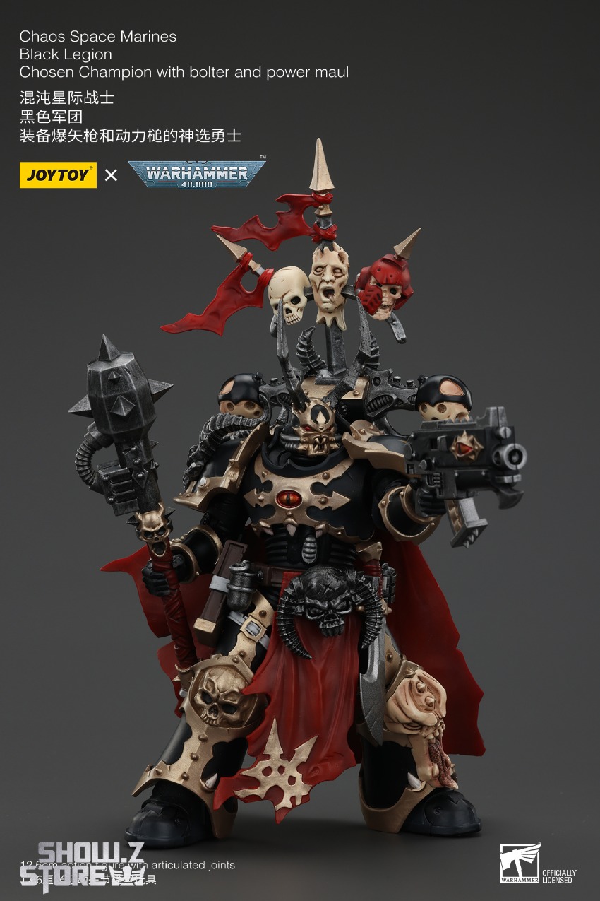 Armored warrior with chainsaw and dark weapons Armored warrior with chainsaw and dark weapons