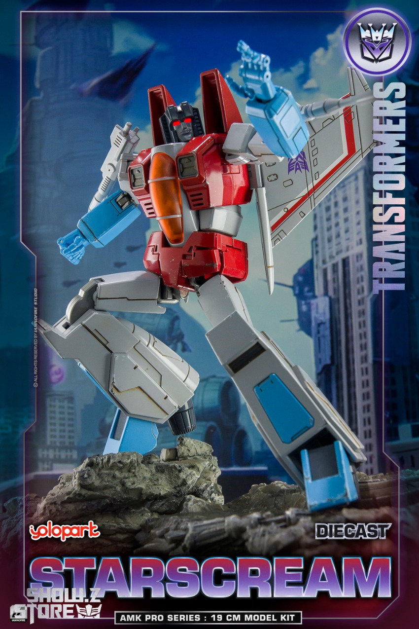 Starscream jet mode showing red white and blue colors Starscream jet mode showing red white and blue colors