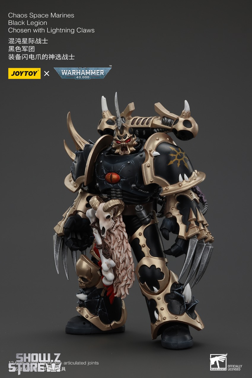 Dark marine with chain weapon and skull decoration Dark marine with chain weapon and skull decoration