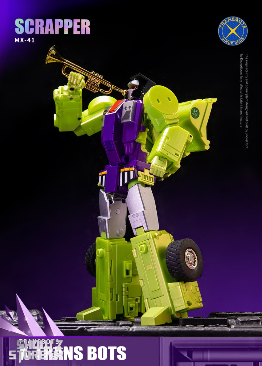 XTransbots Scrapper MX-41 robot full body standing pose XTransbots Scrapper MX-41 robot full body standing pose