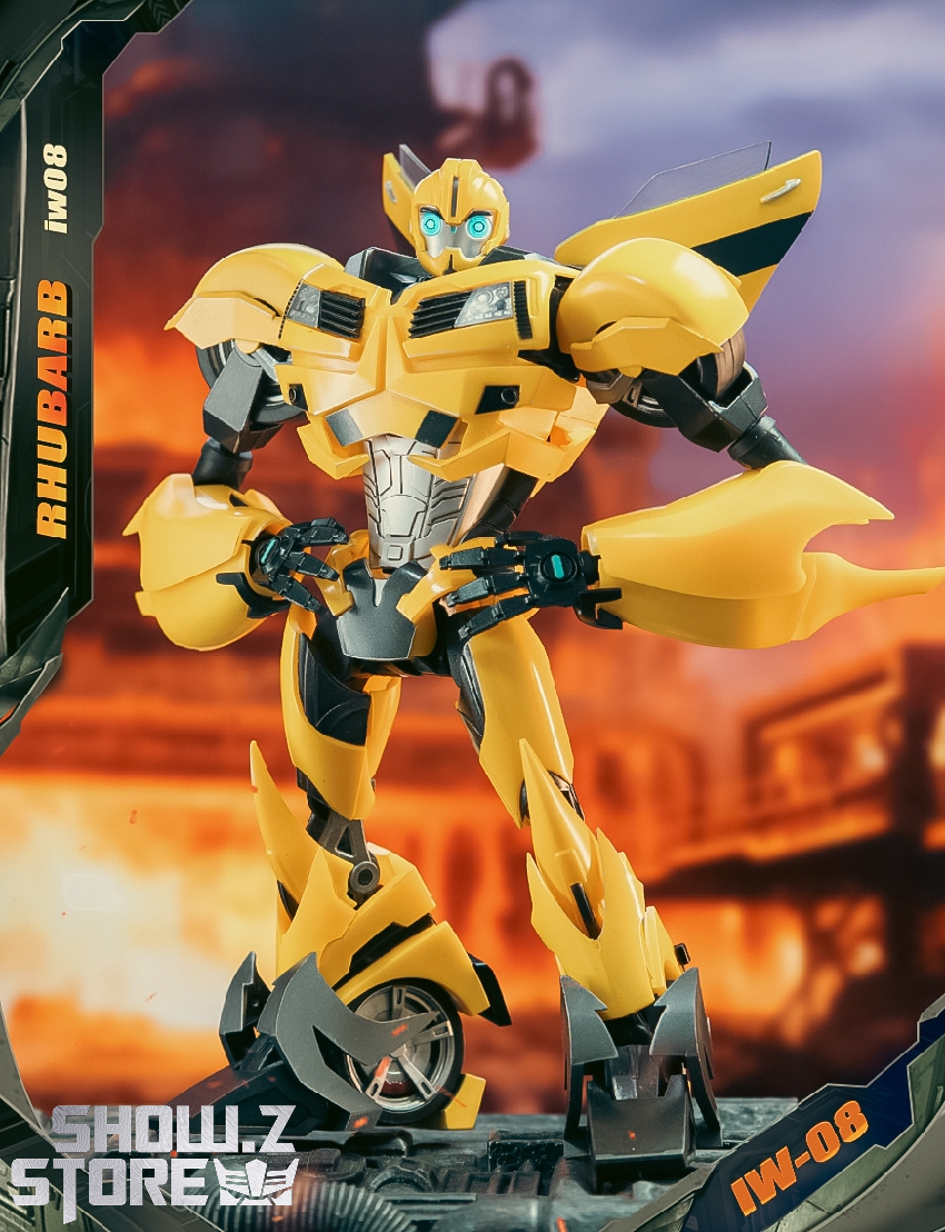 Bumblebee Transformers figure shown in robot form Bumblebee Transformers figure shown in robot form