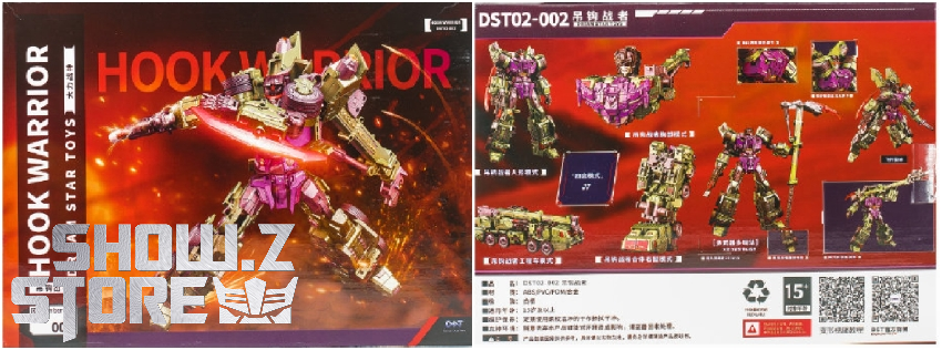 DreamStar Devastator Hook robot warrior with purple armor green camouflage DreamStar Devastator Hook robot warrior with purple armor green camouflage
