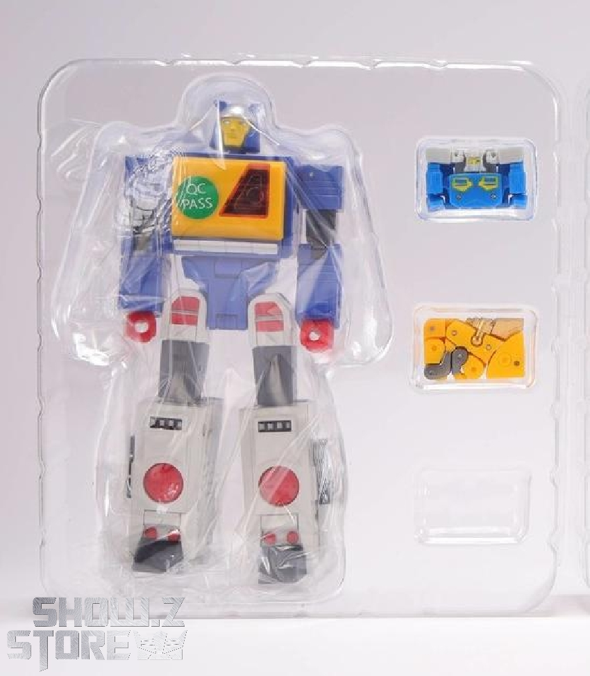 Purple and white robot with yellow energy screen display panel Purple and white robot with yellow energy screen display panel