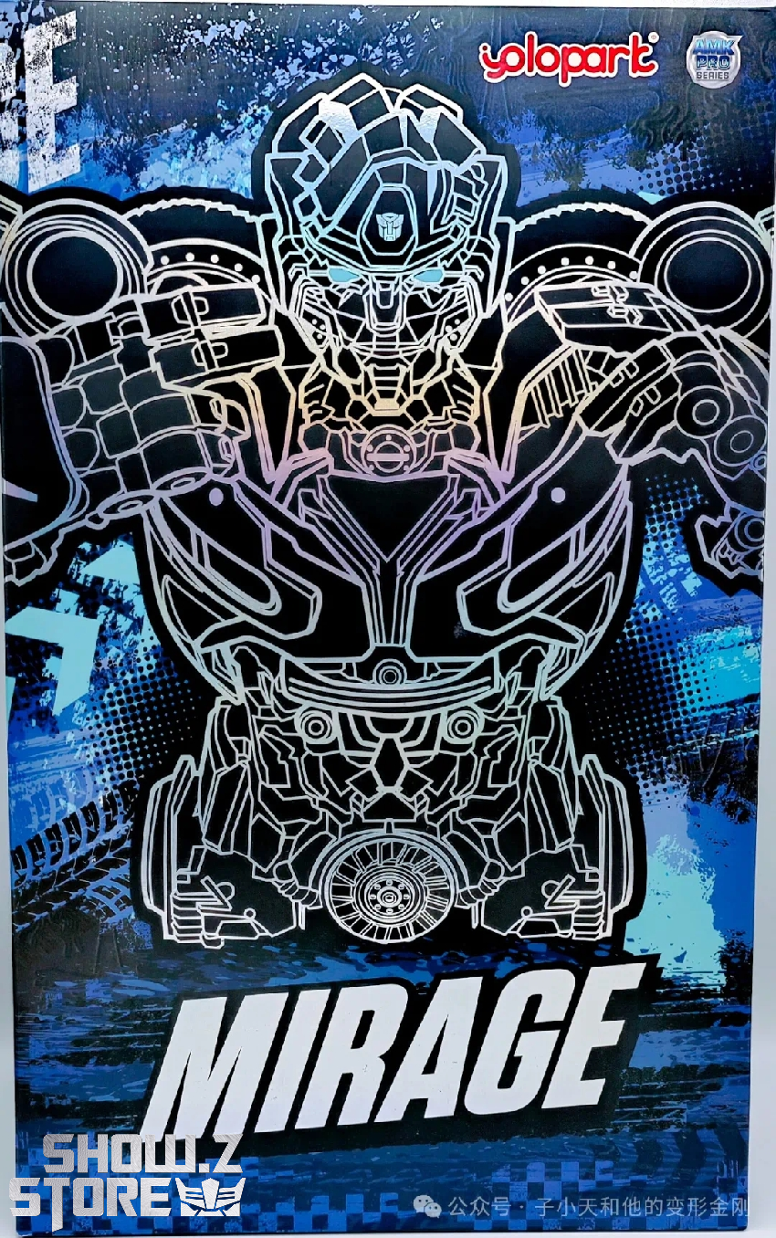Yolopark AMK Pro Mirage blue and white Transformers Rise of the Beasts robot Yolopark AMK Pro Mirage blue and white Transformers Rise of the Beasts robot