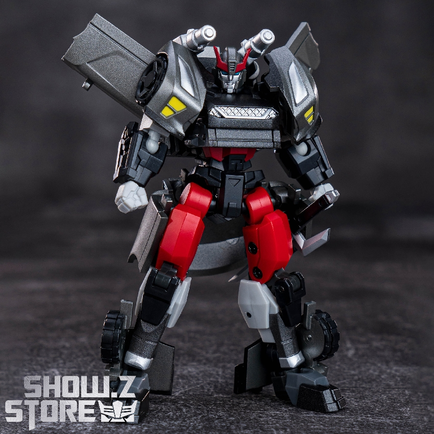 IronFactory Bluestreak front standing pose robot form display IronFactory Bluestreak front standing pose robot form display