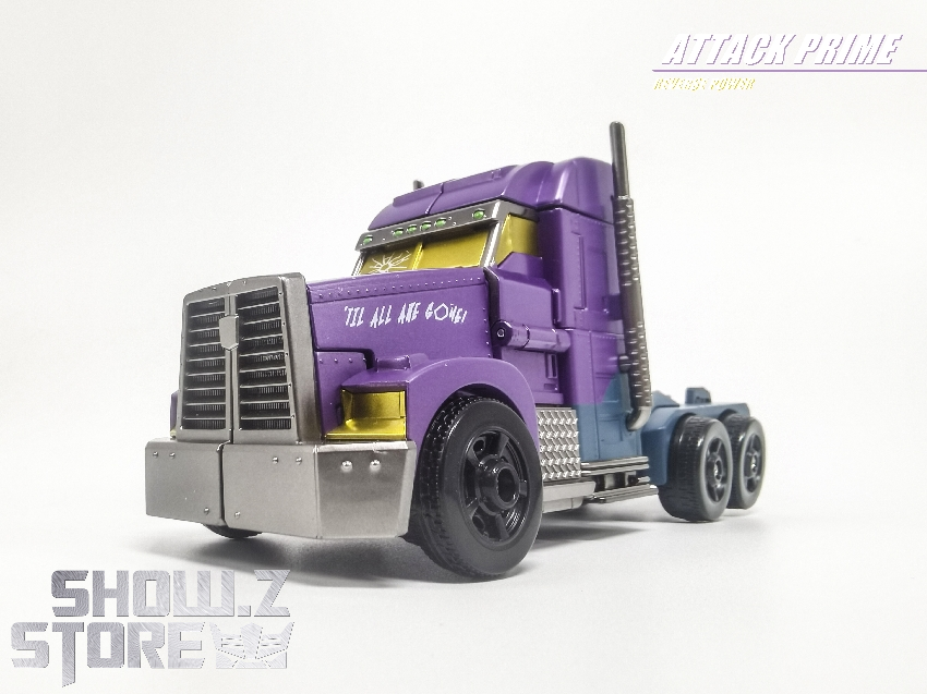 APC Attack Prime purple white truck vehicle mode APC Attack Prime purple white truck vehicle mode
