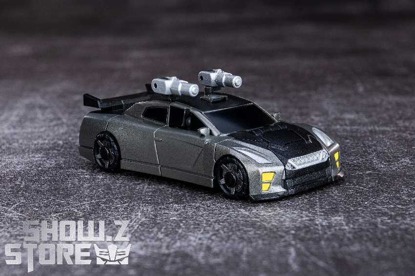 IronFactory Bluestreak vehicle mode grey police car display IronFactory Bluestreak vehicle mode grey police car display