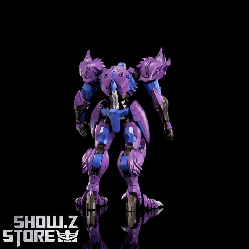 Flame Toys Furai highly detailed purple Transformers action figure articulated Flame Toys Furai highly detailed purple Transformers action figure articulated