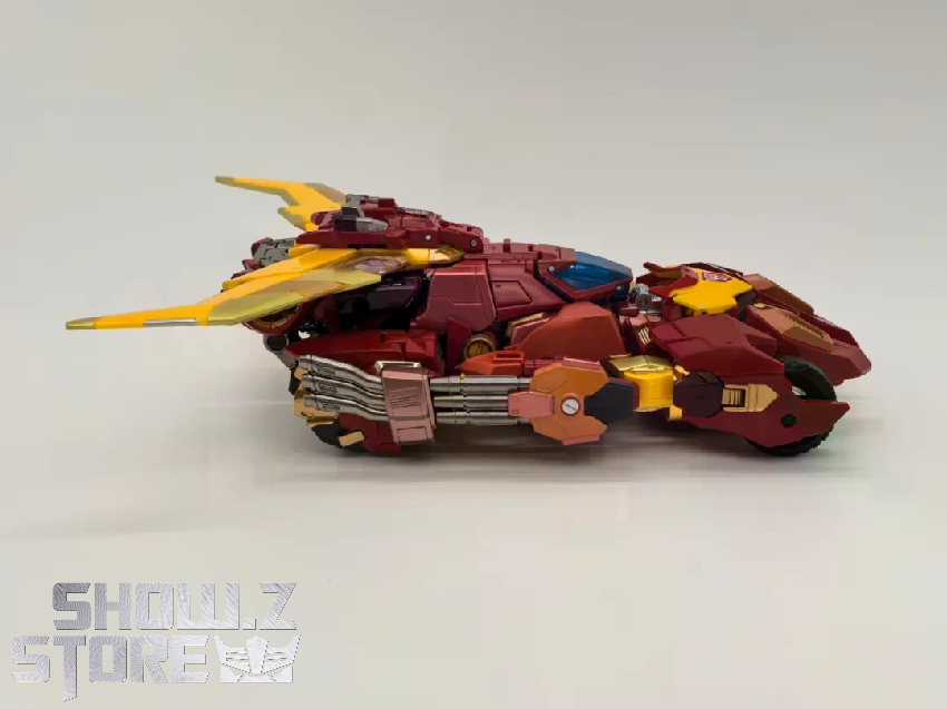 Rodimus robot armored mode showing detailed armor plating Rodimus robot armored mode showing detailed armor plating