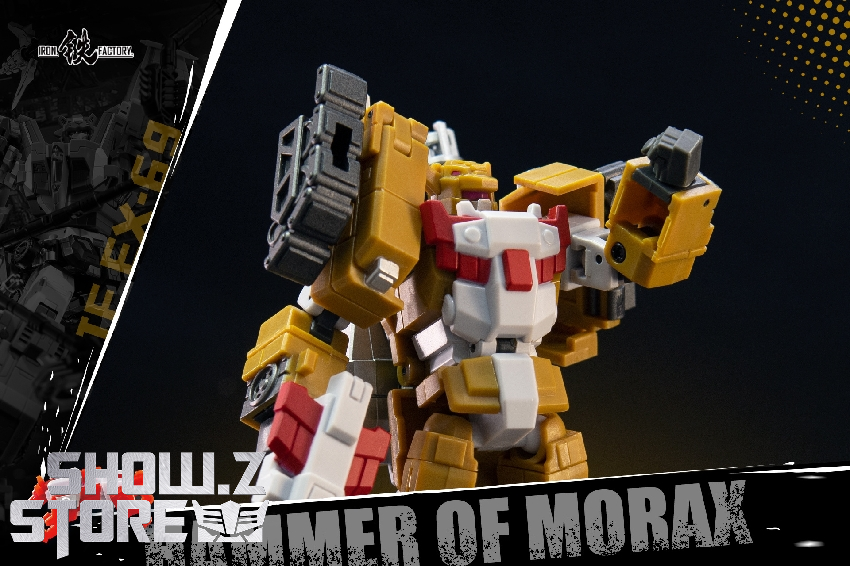 IronFactory Killbison yellow robot combat ready position IronFactory Killbison yellow robot combat ready position