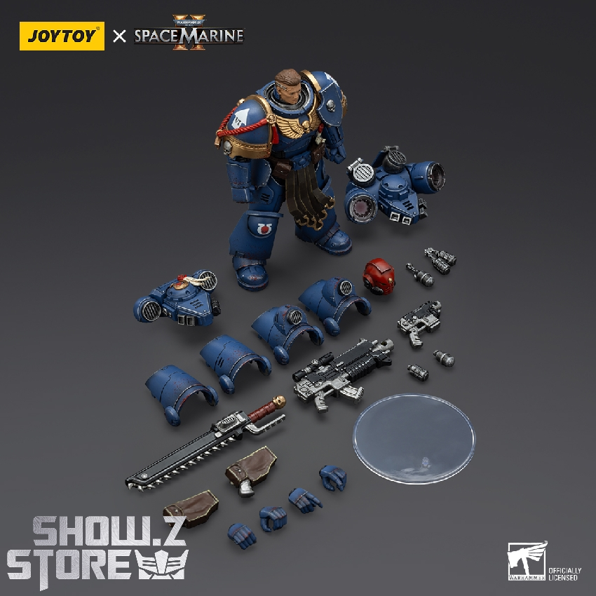 Blue Ultramarine sergeant accessories weapons gear separated Blue Ultramarine sergeant accessories weapons gear separated
