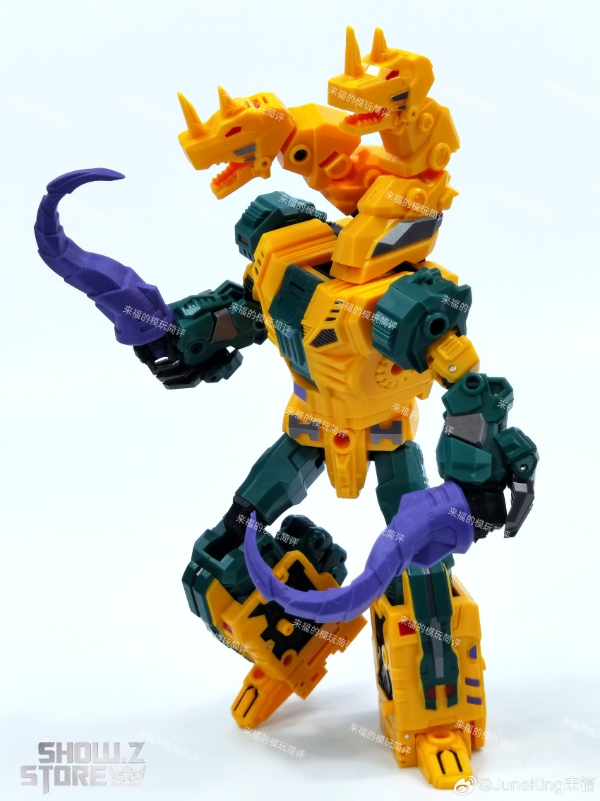 Multi-part beast combiner showing all component robots and limbs Multi-part beast combiner showing all component robots and limbs