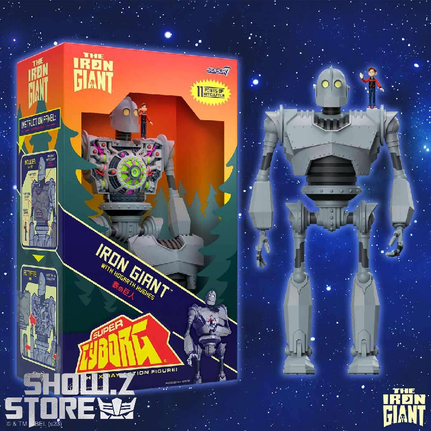 Super7 Super Cyborg Iron Giant X-Ray action figure original packaging Super7 Super Cyborg Iron Giant X-Ray action figure original packaging
