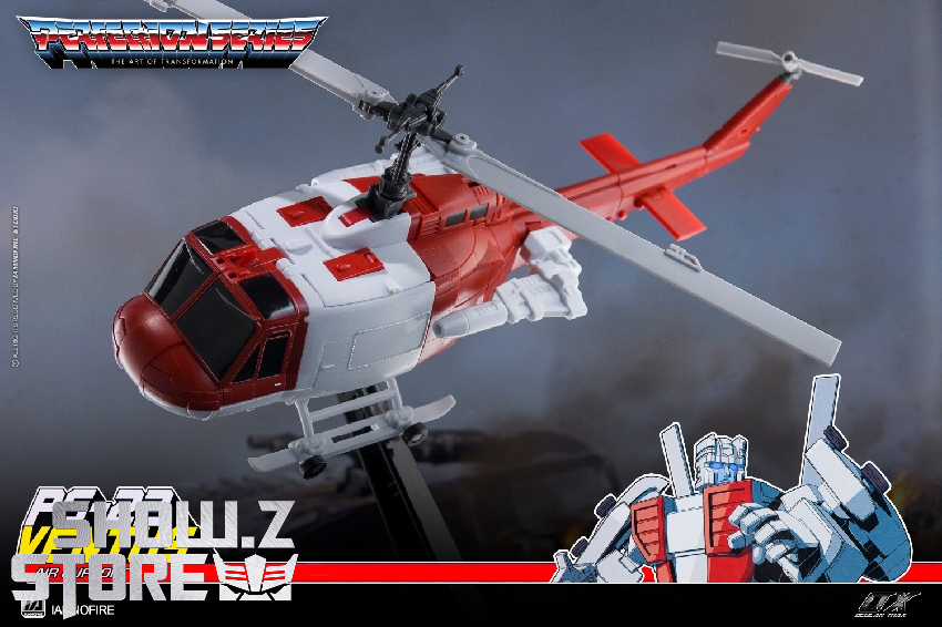 Ocular Max PS-22 Ventus Blades red white helicopter mode Ocular Max PS-22 Ventus Blades red white helicopter mode