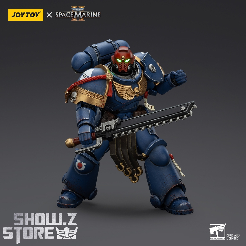 Blue armored sergeant extended weapon system dynamic tactical stance Blue armored sergeant extended weapon system dynamic tactical stance