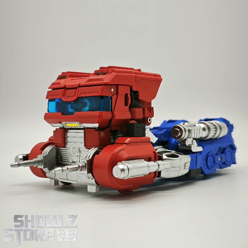 Prime robot vehicle truck mode showing transformation capability Prime robot vehicle truck mode showing transformation capability