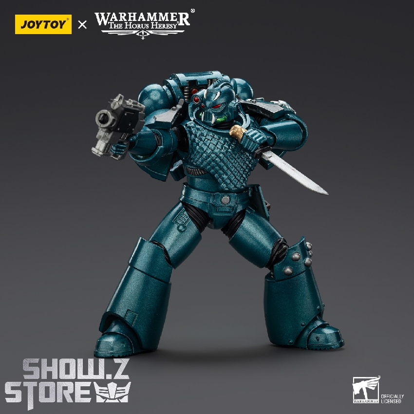 Highly detailed teal cyan Warhammer space marine Alpha Legion Highly detailed teal cyan Warhammer space marine Alpha Legion