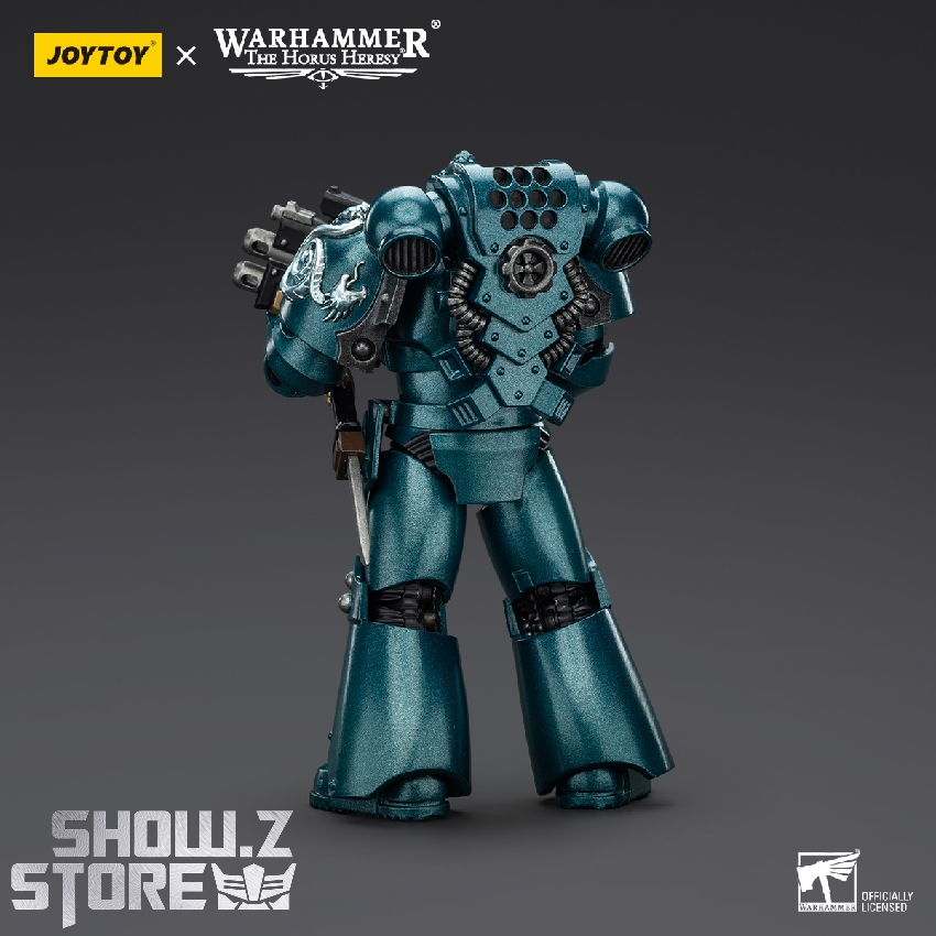 JoyToy 1/18 Warhammer Horus Heresy Alpha Legion teal warrior JoyToy 1/18 Warhammer Horus Heresy Alpha Legion teal warrior