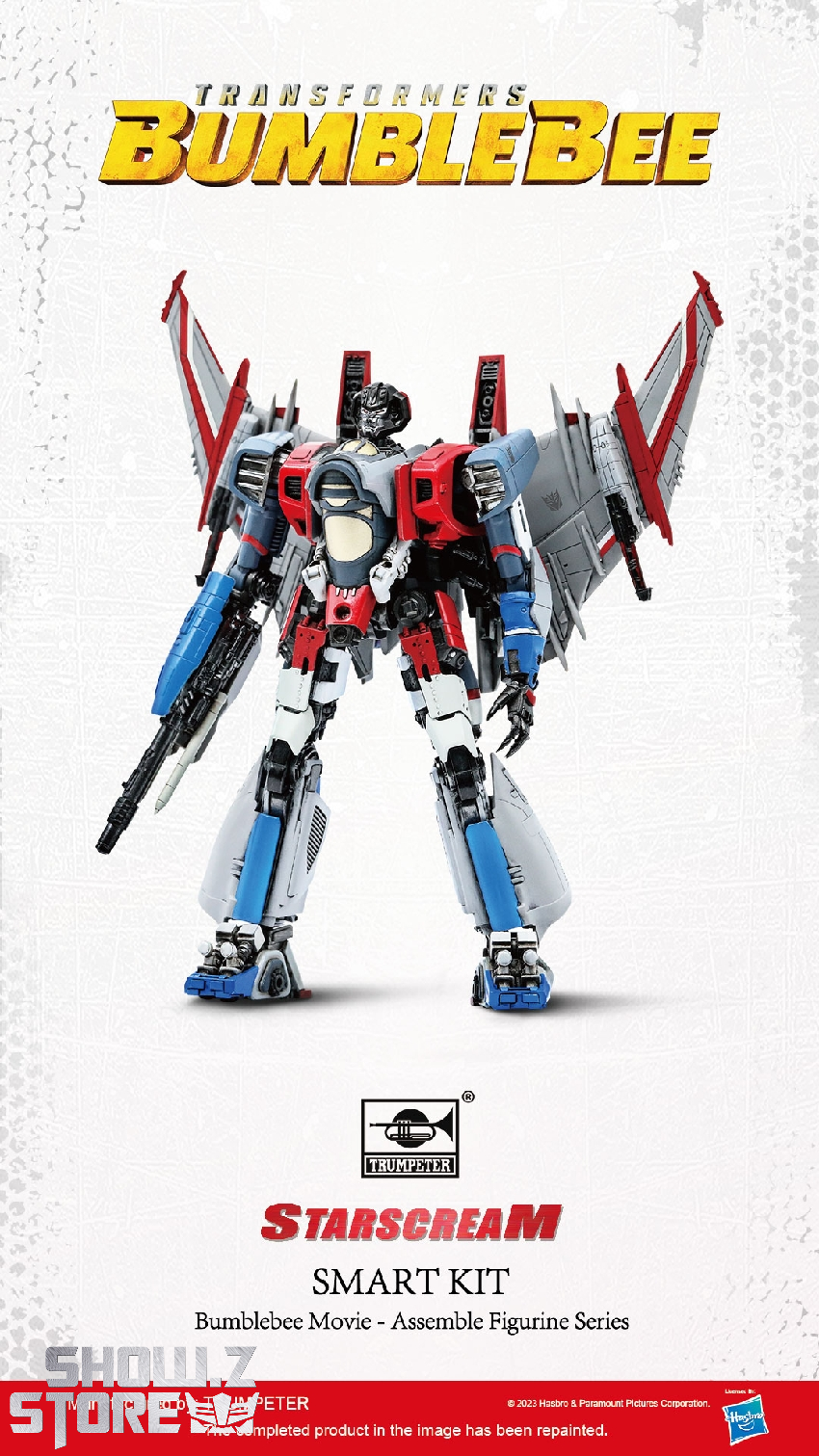 Trumpeter StarScream model kit robot with extended wings Trumpeter StarScream model kit robot with extended wings