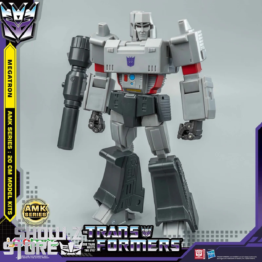 Full back view Megatron robot collectible AMK Series G1 scale Full back view Megatron robot collectible AMK Series G1 scale