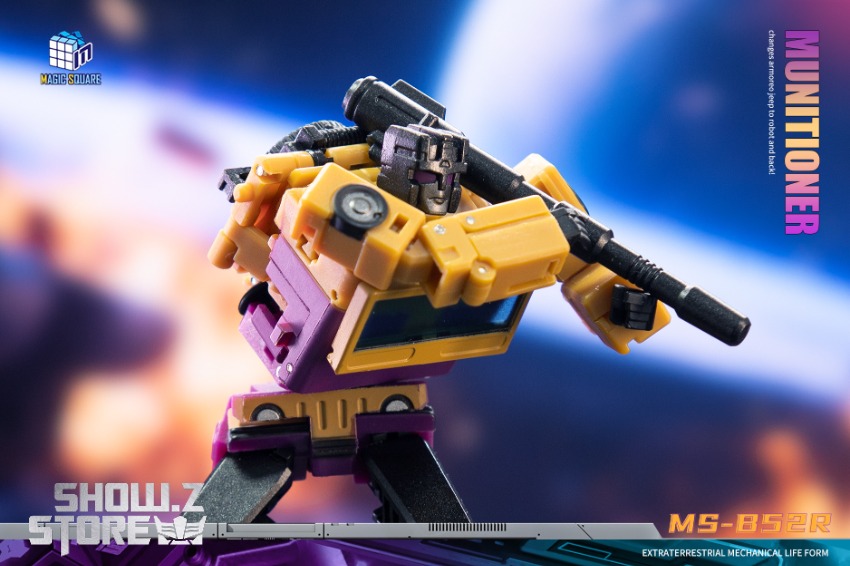 Magic Square MS-B52R Swindle munitioner yellow purple transformer Magic Square MS-B52R Swindle munitioner yellow purple transformer