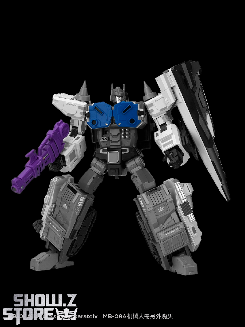 MBA-07 upgrade kit robot mode purple left arm teal leg armor enhancement MBA-07 upgrade kit robot mode purple left arm teal leg armor enhancement