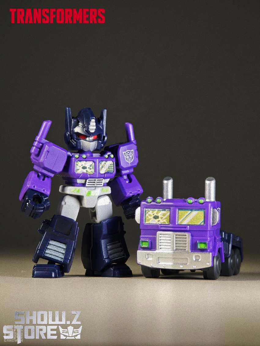Purple white robot warrior vehicle alternate form displayed Purple white robot warrior vehicle alternate form displayed