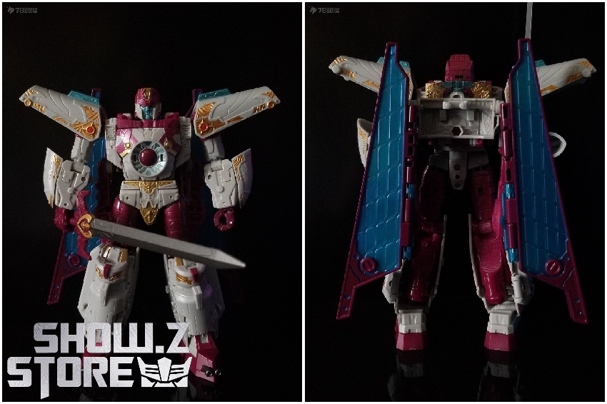 Detailed views showing white wings red blue armor plating DK-61 Detailed views showing white wings red blue armor plating DK-61