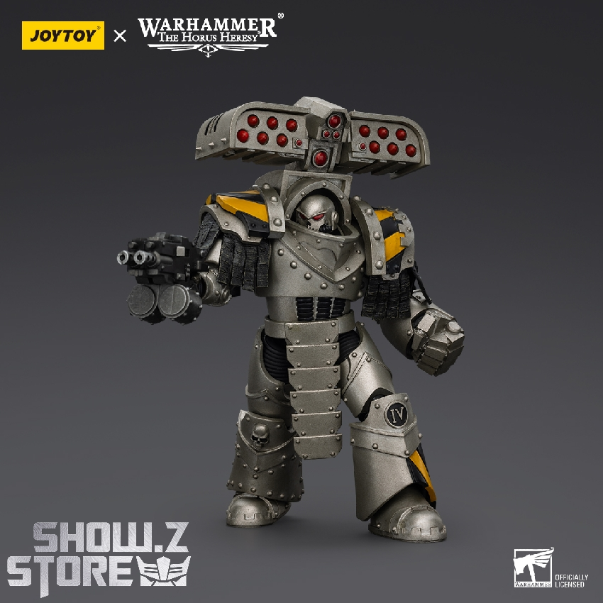 Horus Heresy warrior intricate armor articulation chapter insignia heavy bolter Horus Heresy warrior intricate armor articulation chapter insignia heavy bolter