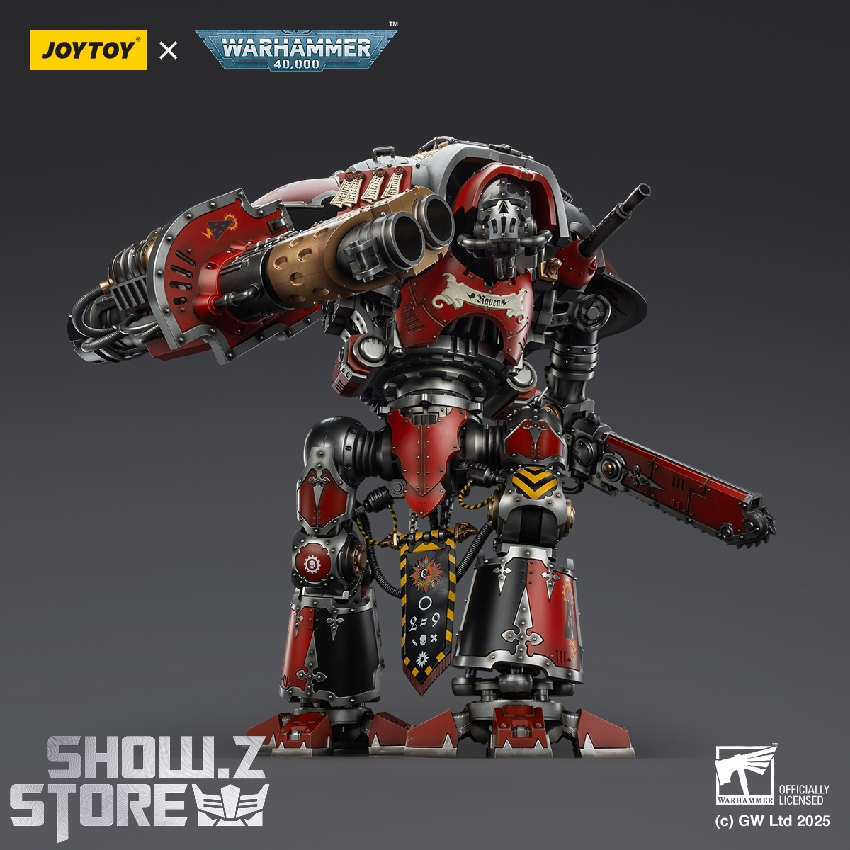 Warhammer 40K mecha Knights House yellow variant display Warhammer 40K mecha Knights House yellow variant display