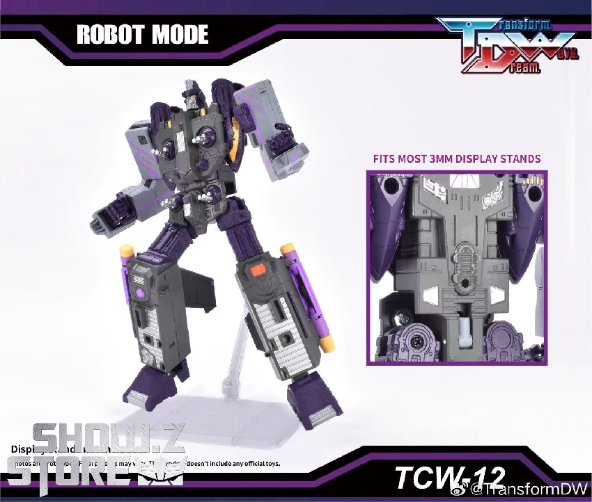 Tidal Wave TCW-12 three vehicle configurations combining warrior robot Tidal Wave TCW-12 three vehicle configurations combining warrior robot