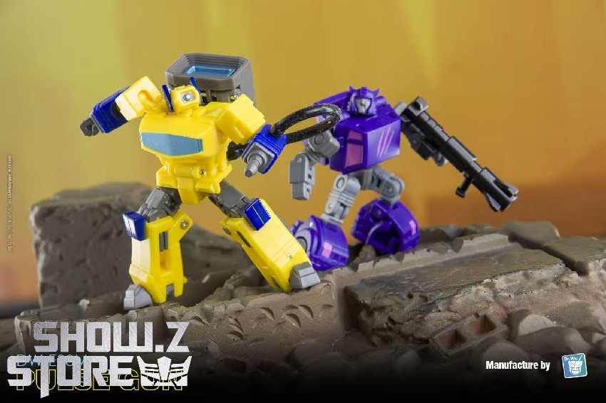 Dr.Wu Mechanic Studio compact scale yellow blue purple robot articulated Dr.Wu Mechanic Studio compact scale yellow blue purple robot articulated