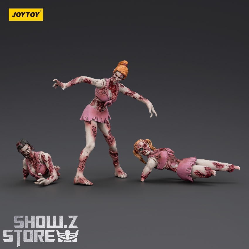 JoyToy Dark Source zombie cheerleader figure pink torn dress outfit JoyToy Dark Source zombie cheerleader figure pink torn dress outfit