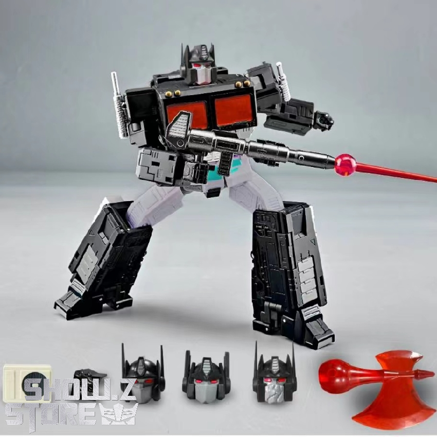 4th Party MD-005B Scourge black red robot Transformer figure 4th Party MD-005B Scourge black red robot Transformer figure