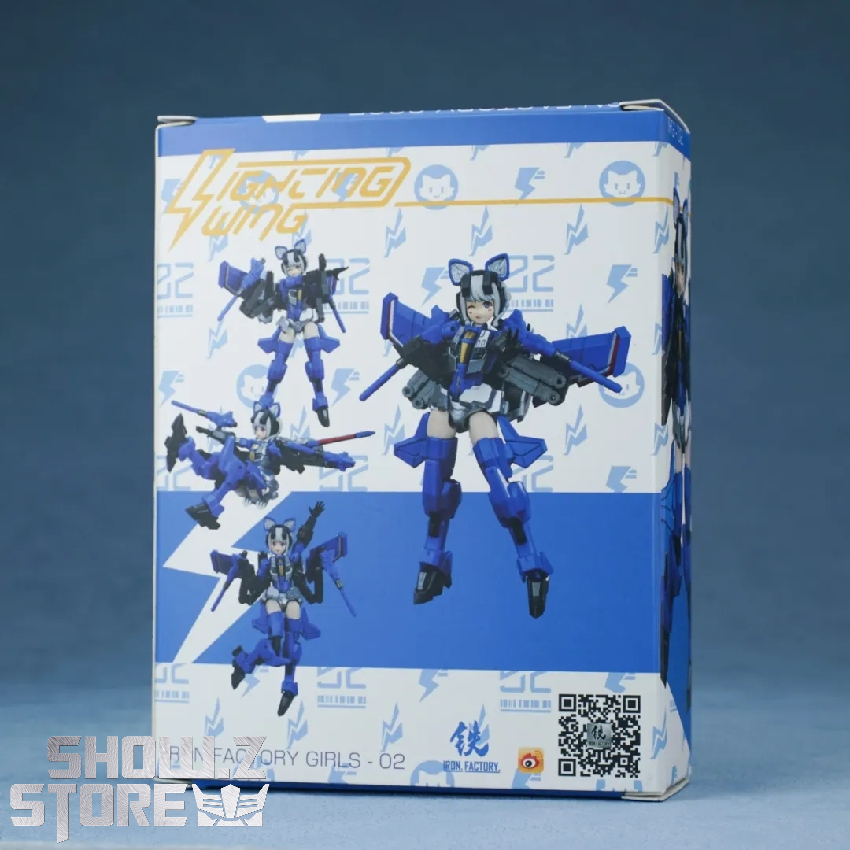 IronFactory LightingWing Thundercracker animed figure package box display IronFactory LightingWing Thundercracker animed figure package box display