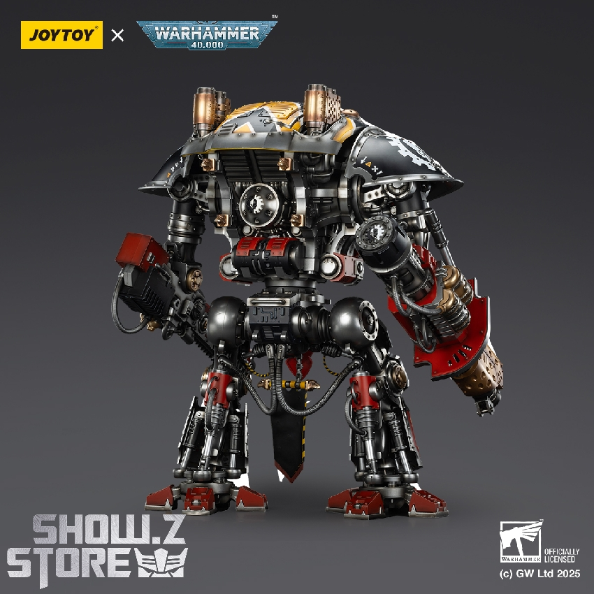Yellow red armored Knight walker weapon systems Yellow red armored Knight walker weapon systems
